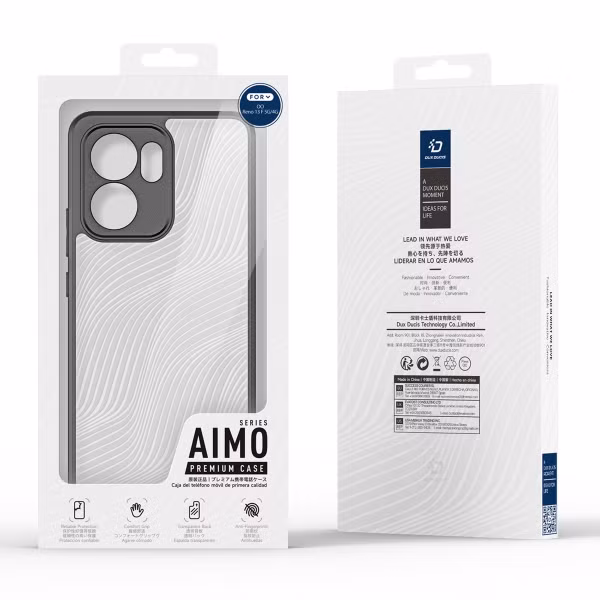 Dux Ducis Coque arrière Aimo Oppo Reno 13 F (5G) - Transparent