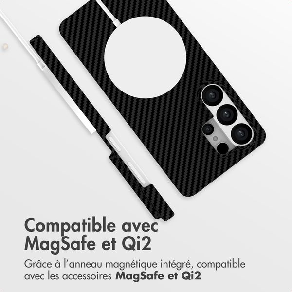 Accezz Coque Kevlar® MagSafe Samsung Galaxy S26 Ultra - Noir
