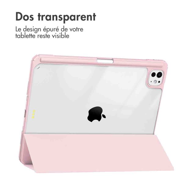 imoshion Coque tablette rigide Trifold Apple iPad Pro 11 (2024) M4 - Rose
