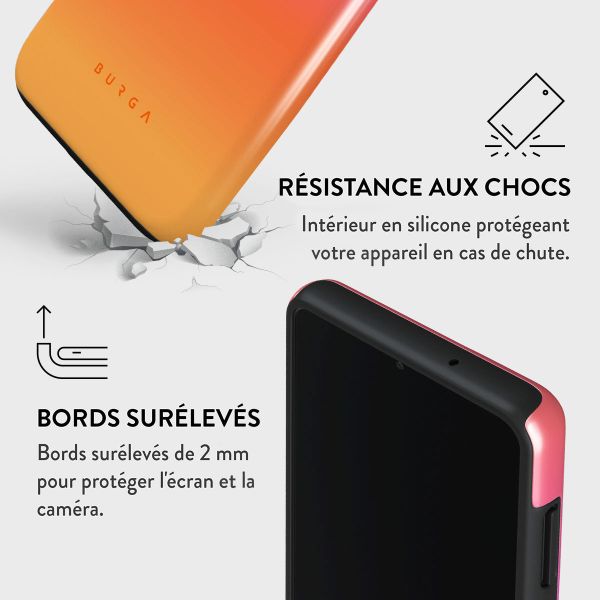 Burga Coque arrière Tough Samsung Galaxy S21 FE - Sunset Club