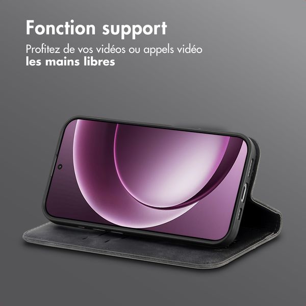 imoshion Étui de téléphone portefeuille Slim OnePlus 15R - Noir