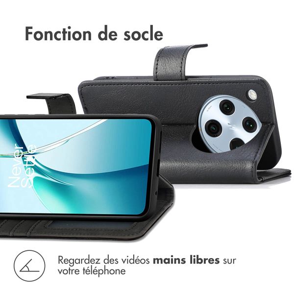 imoshion Étui de téléphone portefeuille Luxe Oppo Find X8 Pro - Noir