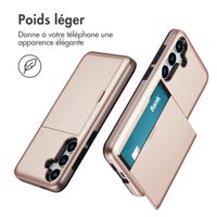 imoshion Coque arrière avec porte-cartes Samsung Galaxy S25 Plus - Rose Doré