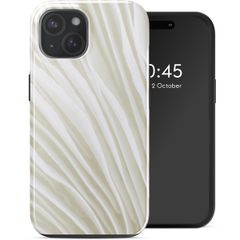 Selencia Coque arrière Vivid avec MagSafe Apple iPhone 15 - Nature Light Brown