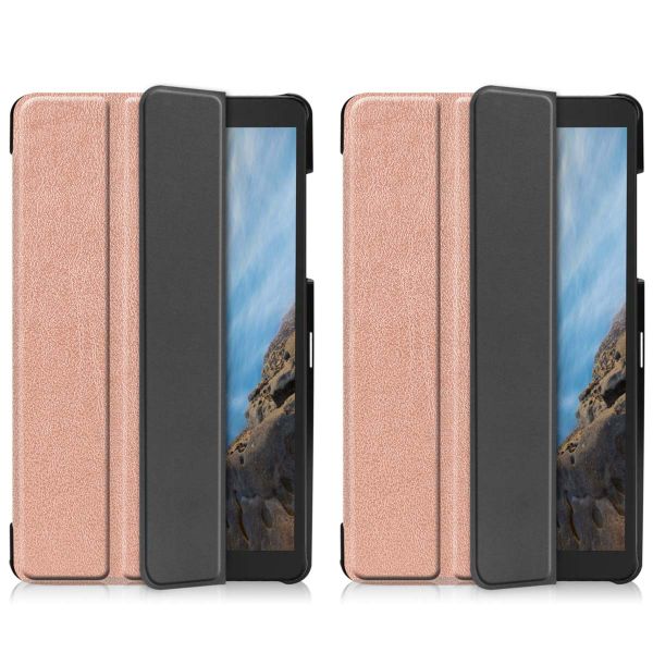 imoshion Coque tablette Trifold Galaxy Tab A 8.0 (2019) - Rose