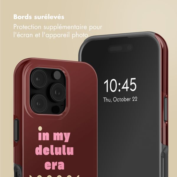 Selencia Coque arrière Vivid avec MagSafe Apple iPhone 16 Pro Max - Delulu