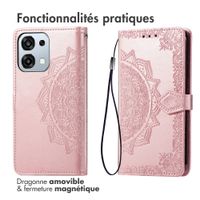 imoshion Etui de télephone Mandala Oppo A6 Pro (5G) - Rose Gold