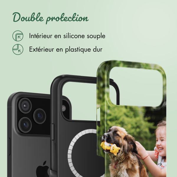 Concevez votre propre coque Tough avec MagSafe Apple iPhone 17 Pro - Blanc