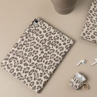 Selencia Coque tablette Sabi avec imprimé léopard Samsung Galaxy Tab S11 - Soft Ivory