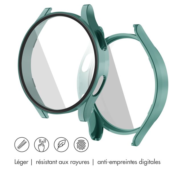 imoshion Coque rigide à couverture complète Samsung Galaxy Watch 4 - 40 mm - Vert foncé