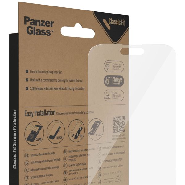 PanzerGlass Protection d'écran en verre trempé Anti-bactéries Apple iPhone 14 Pro Max
