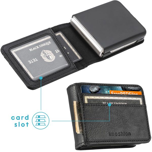 imoshion Étui de télephone portefeuille Luxe Samsung Galaxy Z Flip 3 - Noir