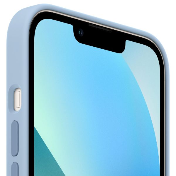 Apple Coque en silicone MagSafe Apple iPhone 13 Mini - Blue Fog