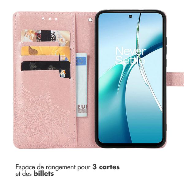 imoshion Etui de télephone Mandala Motorola Moto G57 Power - Rose Doré