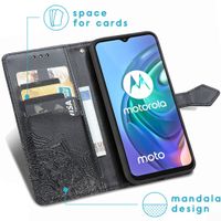 imoshion Etui de télephone Mandala Motorola Moto G30 / G20 / G10 (Power) - Noir