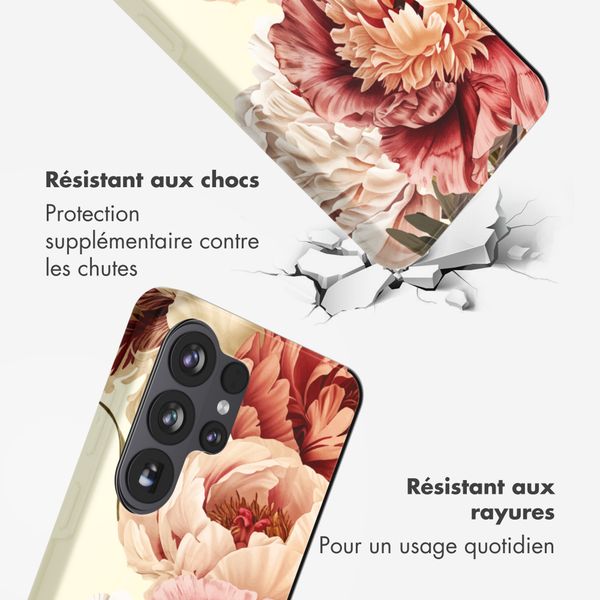 Selencia Coque arrière Vivid Samsung Galaxy S26 Ultra - Vintage Peony