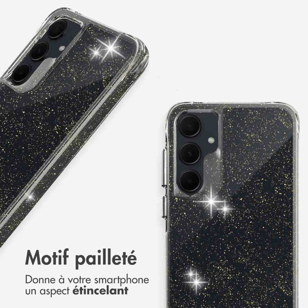 imoshion Coque Pailletée Samsung Galaxy A35 - Dorée