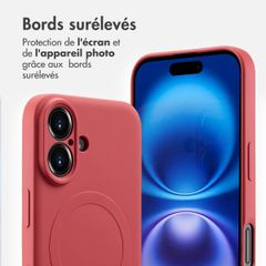 imoshion Coque Couleur avec MagSafe Apple iPhone 16 - Dusty Rose