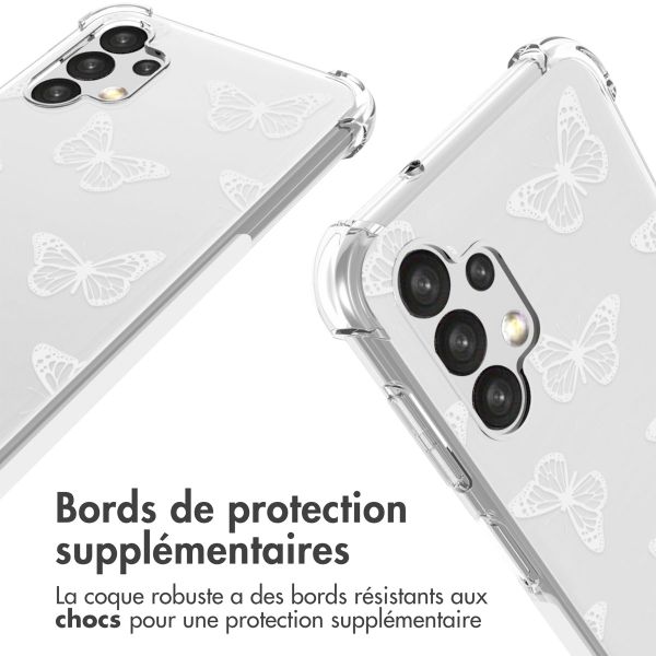 imoshion Coque Design avec cordon Samsung Galaxy A13 (4G) - Butterfly