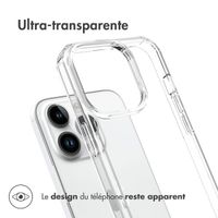 Accezz Coque Xtreme Impact Apple iPhone 15 Pro - Transparent
