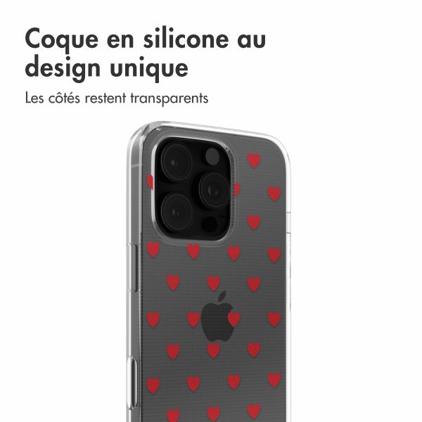 imoshion Coque Design Apple iPhone 16 Pro - Red Hearts