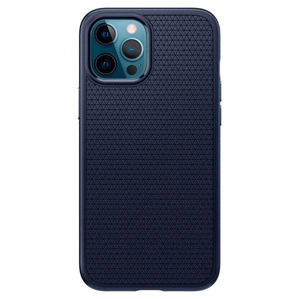 Spigen Coque Liquid Air iPhone 12 Pro Max - Bleu foncé