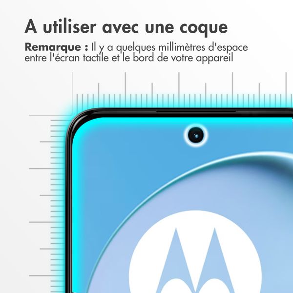 Accezz Protection d'écran en verre trempé Motorola Moto G14 - Transparent