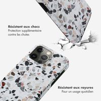 Selencia Coque arrière Vivid Tough iPhone 15 Pro Max - Chic Terazzo