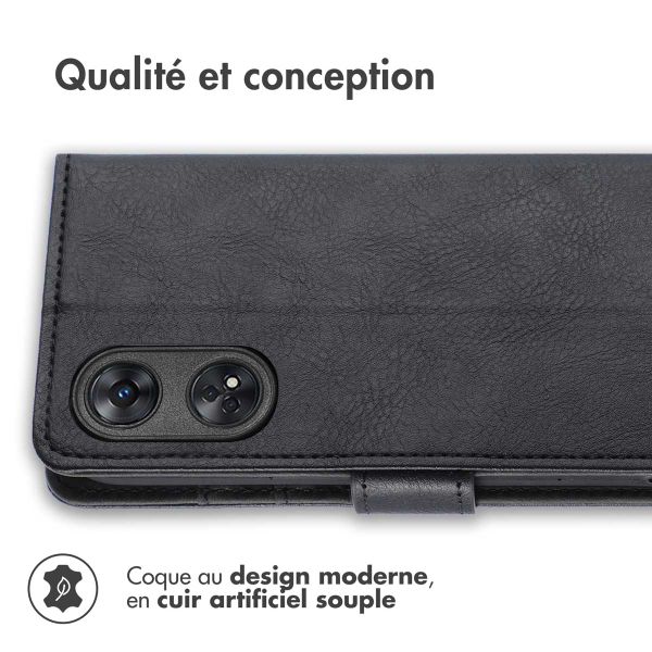 imoshion Étui de télephone portefeuille Oppo Reno 8 T (4G) - Noir