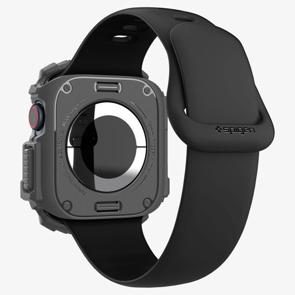 Spigen Coque Rugged Armor™ Apple Watch Series 10 - 46 mm - Gris Foncé