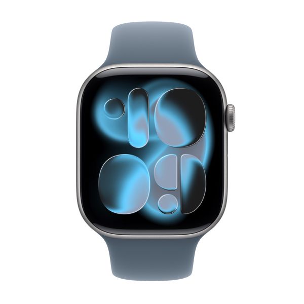 Apple Bracelet Sport Apple Watch Series 1 t/m 11 / SE / Ultra (44/45/46/49 mm) - Taille M/L - Anchor Blue