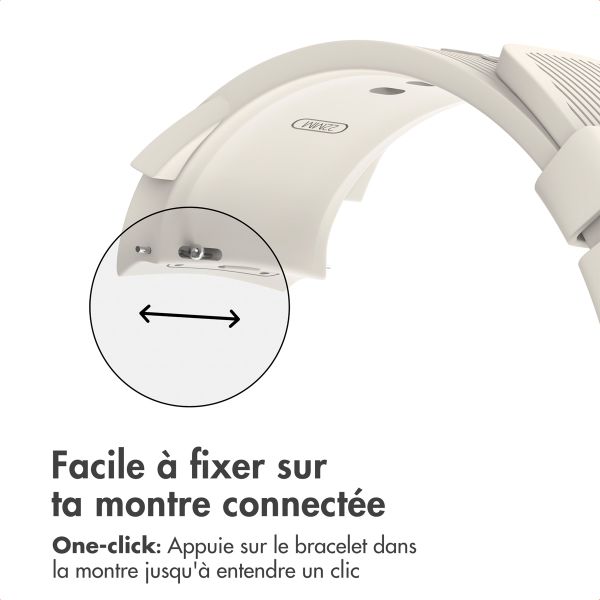 imoshion Bracelet en silicone OnePlus Watch 3 / 2 / 2R / Oppo Watch X2 / X - Beige