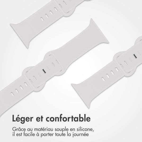 imoshion Bracelet en silicone⁺ Google Pixel Watch 3 / 4 (45 mm) - Taille S - Blanc