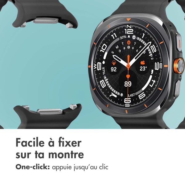 imoshion Bracelet Ocean en silicone Samsung Galaxy Watch Ultra (2024/2025) - Noir