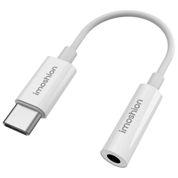 imoshion ﻿Adaptateur AUX - Adaptateur audio USB-C vers 3,5 mm / Jack - USB-C mâle vers AUX femelle - Blanc