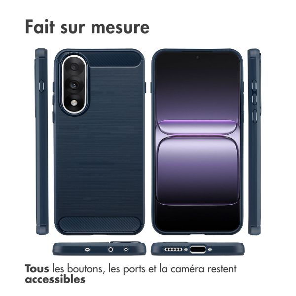 imoshion Coque Brushed OnePlus Nord 5 - Bleu foncé