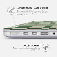 Burga Coque Rigide pour MacBook Pro 16 pouces (2021) / Pro 16 pouces (2023) M3 chip - A2485 / A2780 / A2991 / A3186 / A3403 - Ivy League