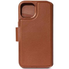 Decoded Portefeuille détachable 2 en 1 en cuir Apple iPhone 15 - Brun