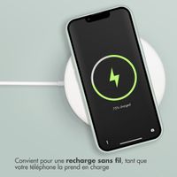 Accezz Coque Liquid Silicone Apple iPhone 14 / 13 - Sky Blue