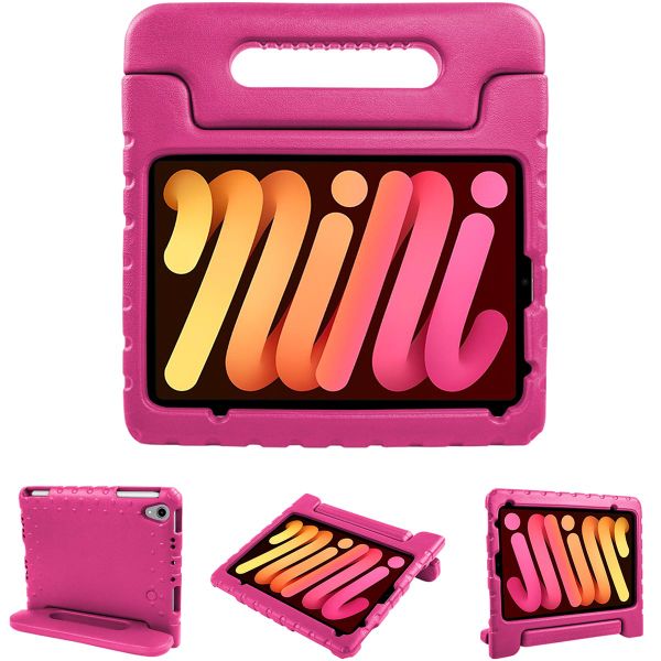 imoshion Coque kidsproof avec poignée iPad Mini 7 (2024) / iPad Mini 6 (2021) - Rose