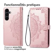 imoshion Etui de télephone Mandala Samsung Galaxy S25 FE - Rose Doré