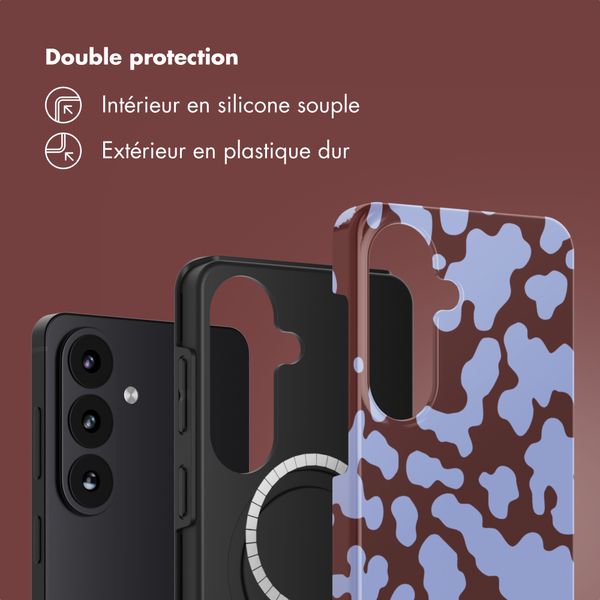 Selencia Coque arrière Vivid avec MagSafe Samsung Galaxy S26 - Moo'd Lavender Glow