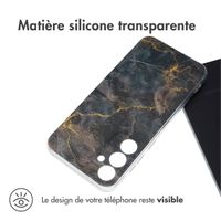 imoshion Coque Design Samsung Galaxy A35 - Black Marble