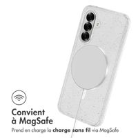 imoshion Coque Pailletée avec MagSafe Samsung Galaxy A56 - Paillettes Transparent