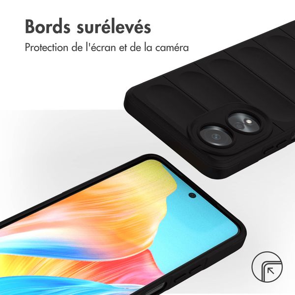 imoshion Coque arrière EasyGrip Oppo A58 (4G) - Noir