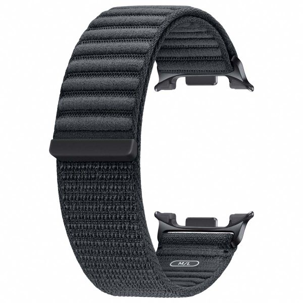 Samsung Bracelet en tissu original Samsung Galaxy Watch 8 (40/44mm) / Classic (46mm) - M/L - Graphite
