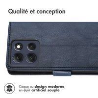 imoshion Étui de télephone portefeuille Motorola Moto G86 - Bleu foncé