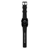 Nomad Bracelet robuste FKM Apple Watch Series 1 t/m 11 / SE / Ultra (44/45/46/49 mm) - Noir / Noir