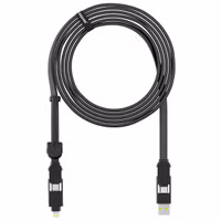 Rolling Square inCharge® XL câble de charge rapide 6-en-1 - 3 mètre - Black