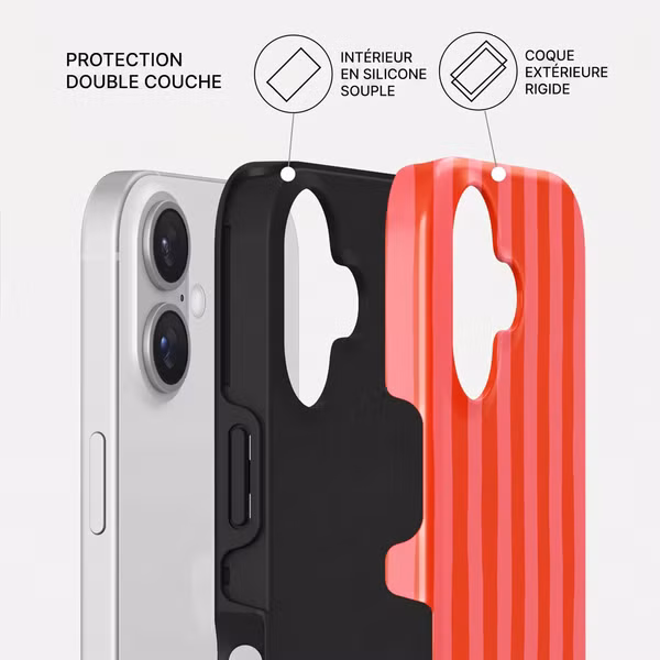 Burga Coque Tough MagSafe Apple iPhone 17 - Pomegranate